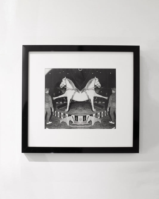 Circus Horse and Man