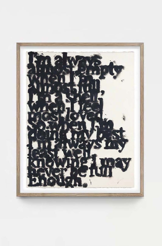 Almost Empty - Poem (Study)