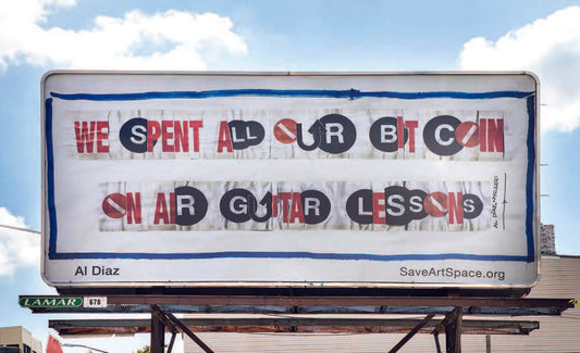 Bushwick Bitcoin Billboard culturalgoodsgallery