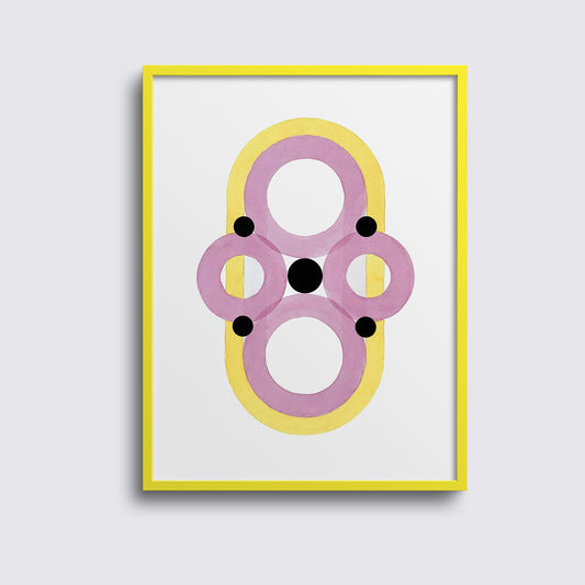 Isolated Silence in Pink Orchid