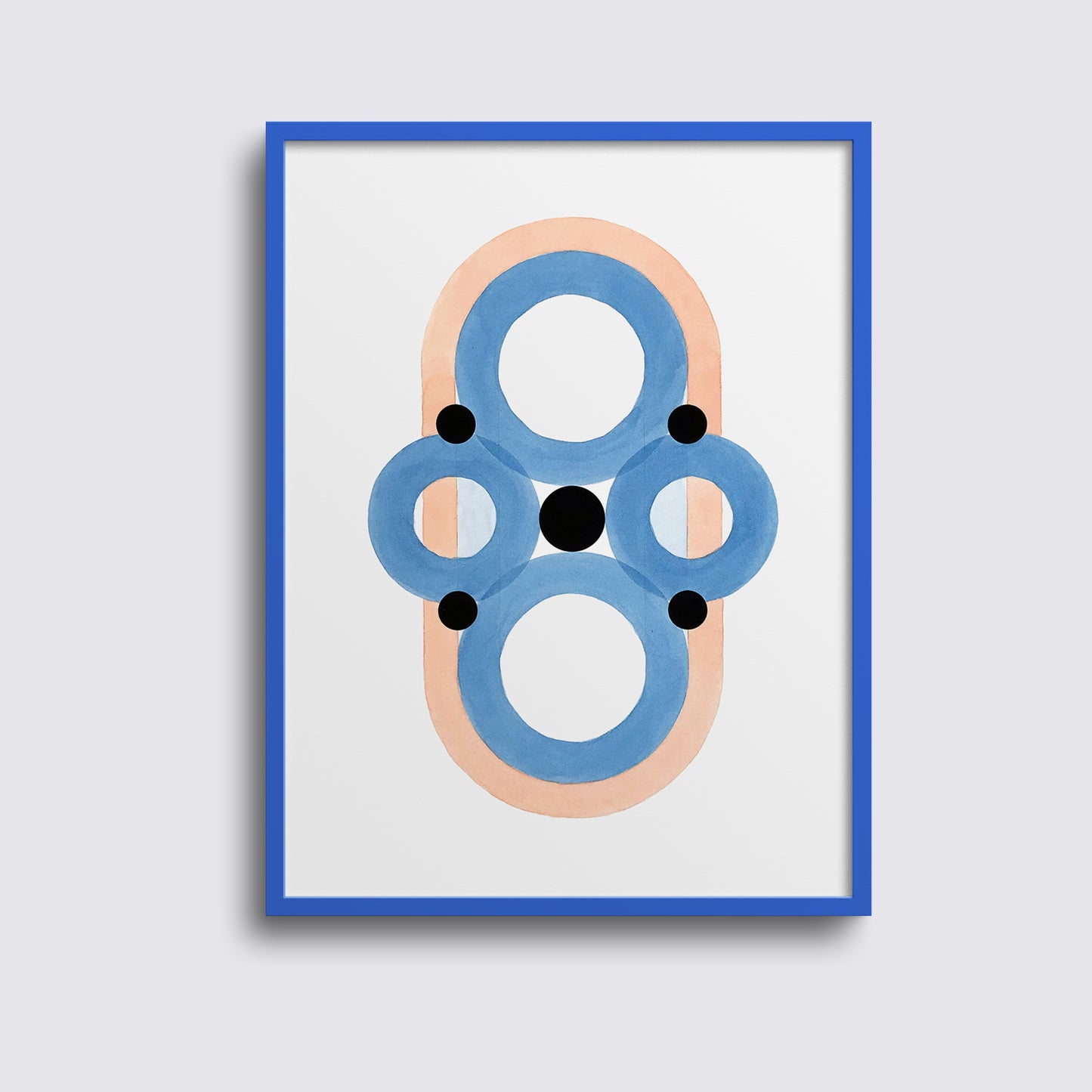 Isolated Silence in Blue Sapphire