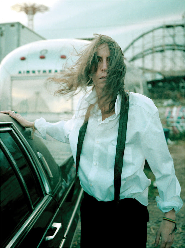 Patti Smith at Coney Island in 1996